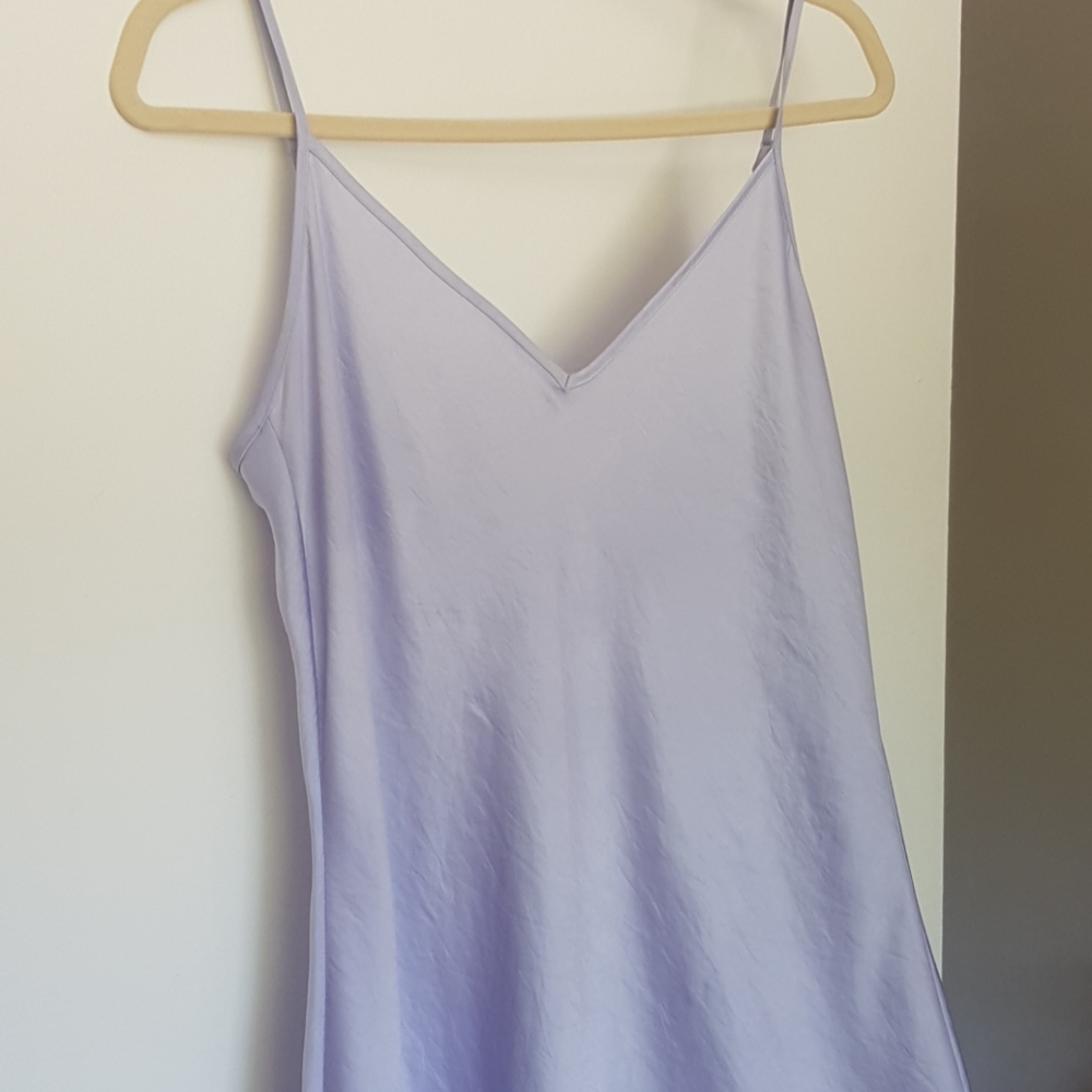 Wilfred Only Slip Dress, Aura Blue, sz L